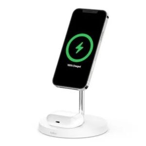 Belkin BOOST↑CHARGE™ PRO 2-in-1 Wireless Charger Stand with MagSafe 15W -